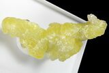1.9" Lemon-Yellow Brucite - Balochistan, Pakistan - #131231-2